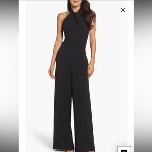 Julia Jordan Halter Neck Wide Leg Jumpsuit